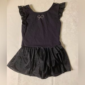 EUC Dance Leotard - Tank Style, Ruffled Sleeve, Skirted, Jacques Moret